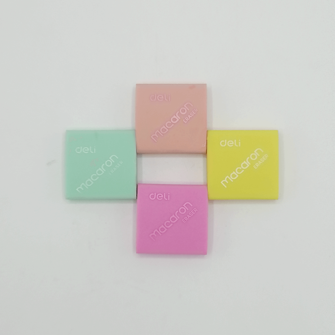Deli Macaron Eraser Multicolor E3044