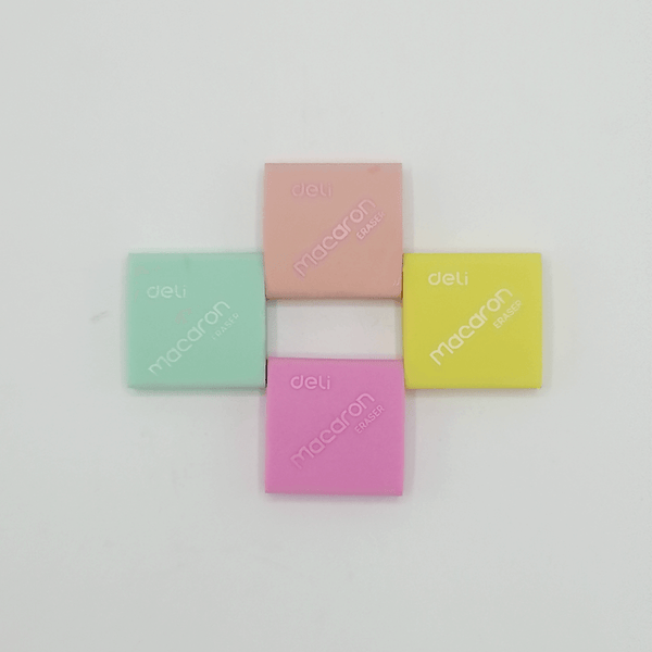 Deli Macaron Eraser Multicolor E3044