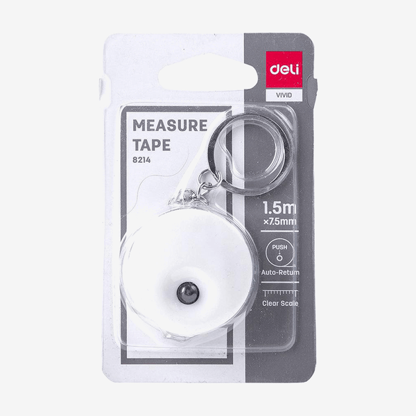 Deli Plastic Measure Tap 1.5 With Key Chain E8214 - thestationerycompany.pk