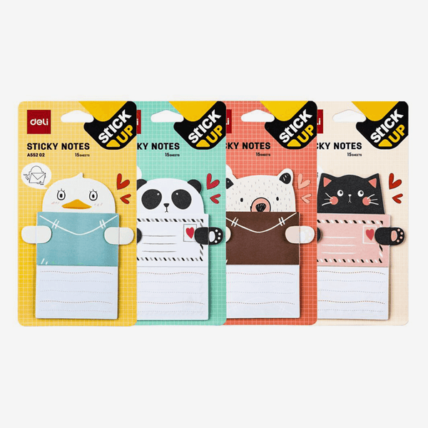 Deli Shaped Sticky Notes Single Piece EA55202