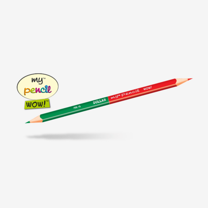 Dollar My Pencil Dual Color - thestationerycompany.pk