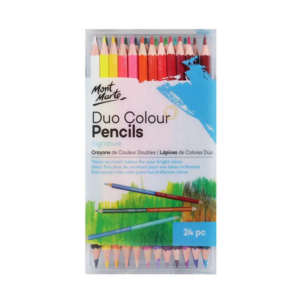 Mont Marte Duo Color Pencils Signature 24pc