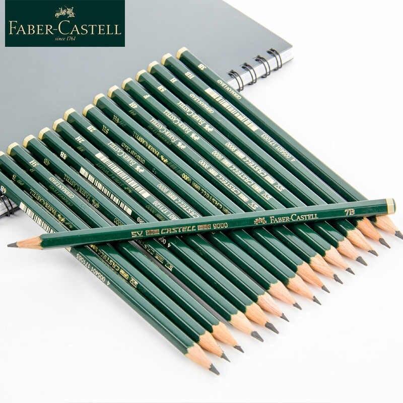 Faber Castell Graded Drawing Pencil Pack of 6 Black  Amazonin Home   Kitchen