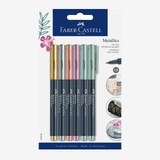 Faber Castell Metallic Color Marker Set Of 6 Pieces