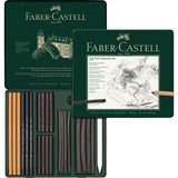 Faber Castell Pitt Charcoal Drawing Set - Tin of 24 - thestationerycompany.pk