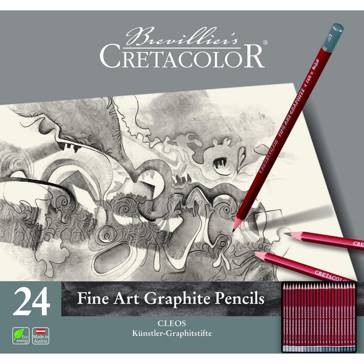 Cretacolor Fine Art Graphite Pencils Set - thestationerycompany.pk