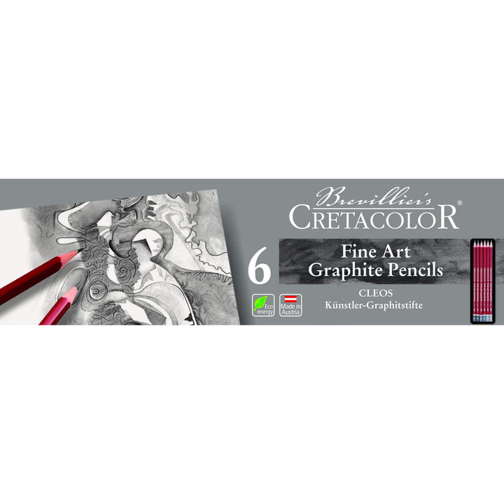 Cretacolor Fine Art Graphite Pencils Set - thestationerycompany.pk