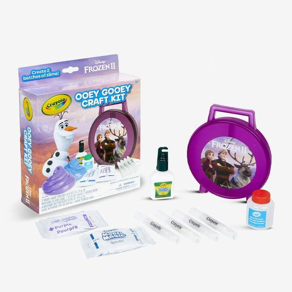 Crayola Frozen 2 Gooey Fun Art Set Glitter Slime Supplies