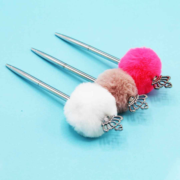 Furr Silver Crown Blue Ballpoint Pen