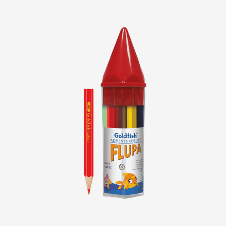 Goldfish Flupa Color Pencil Pack Of 12 - thestationerycompany.pk