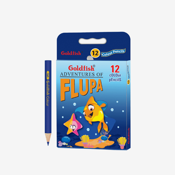 Goldfish H-12 Color Pencil Pack Of 12 - thestationerycompany.pk