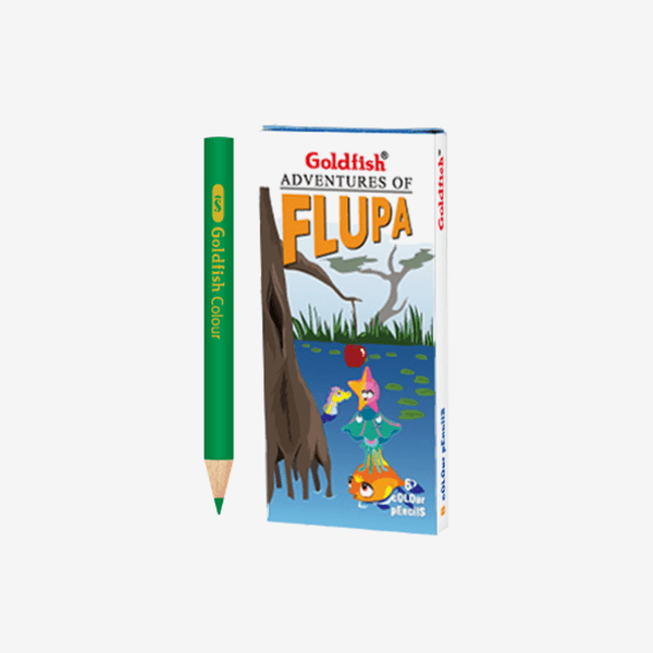 Goldfish H-6 Color Pencil Pack Of 6 - thestationerycompany.pk