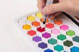Keep Smiling Solid Watercolor Paint 36 Colors Set - thestationerycompany.pk