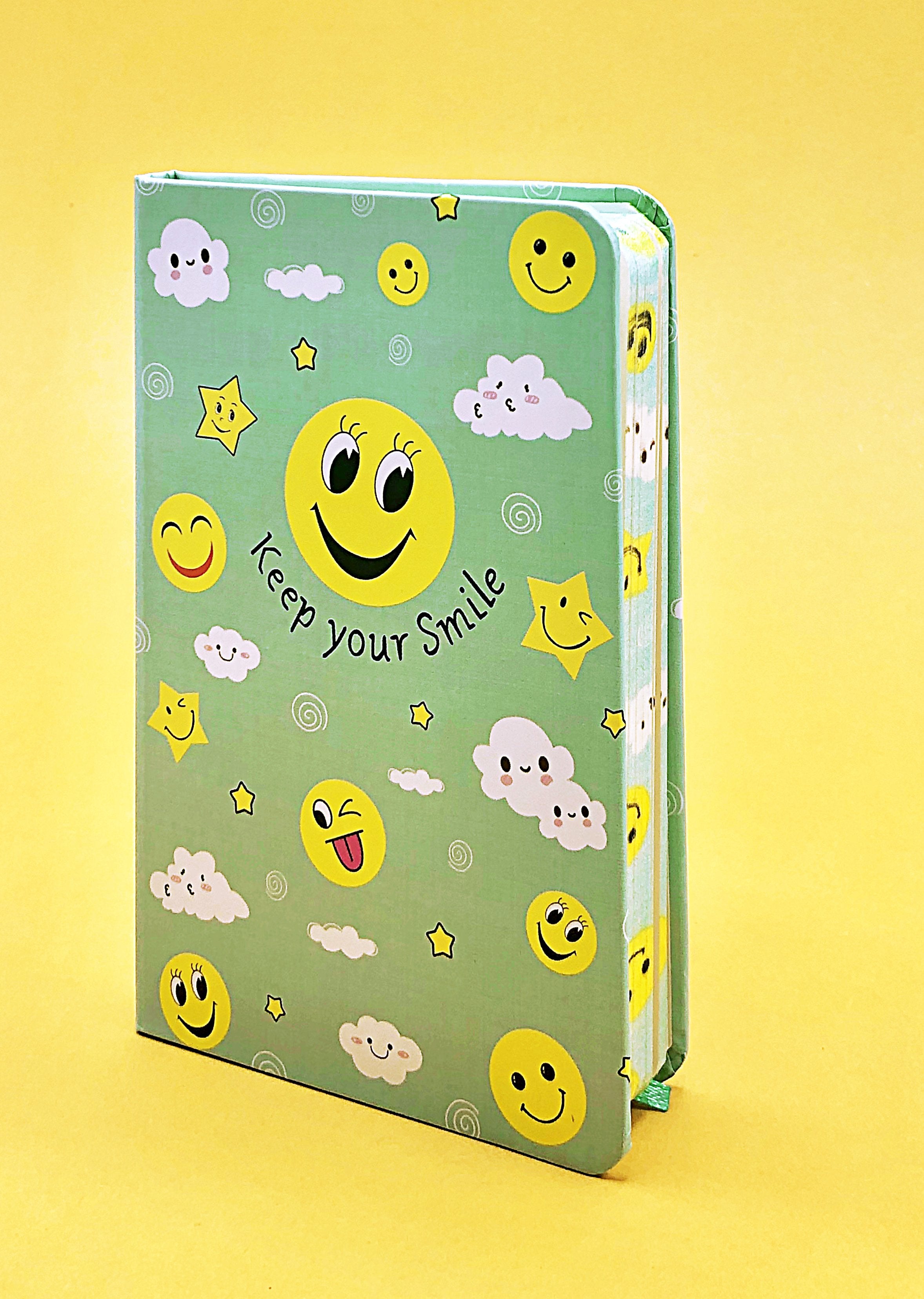 Keep your Smile Journal Notebook Green - thestationerycompany.pk