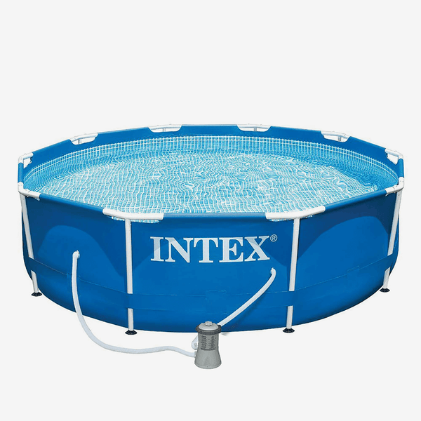 INTEX 12' x 30" Metal Frame Pool With Water Filter Pump Type "A"