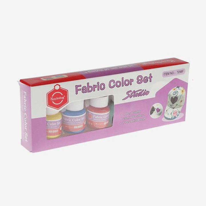 Keep Smiling Fabric Color 25ml Pack of 6 - thestationerycompany.pk