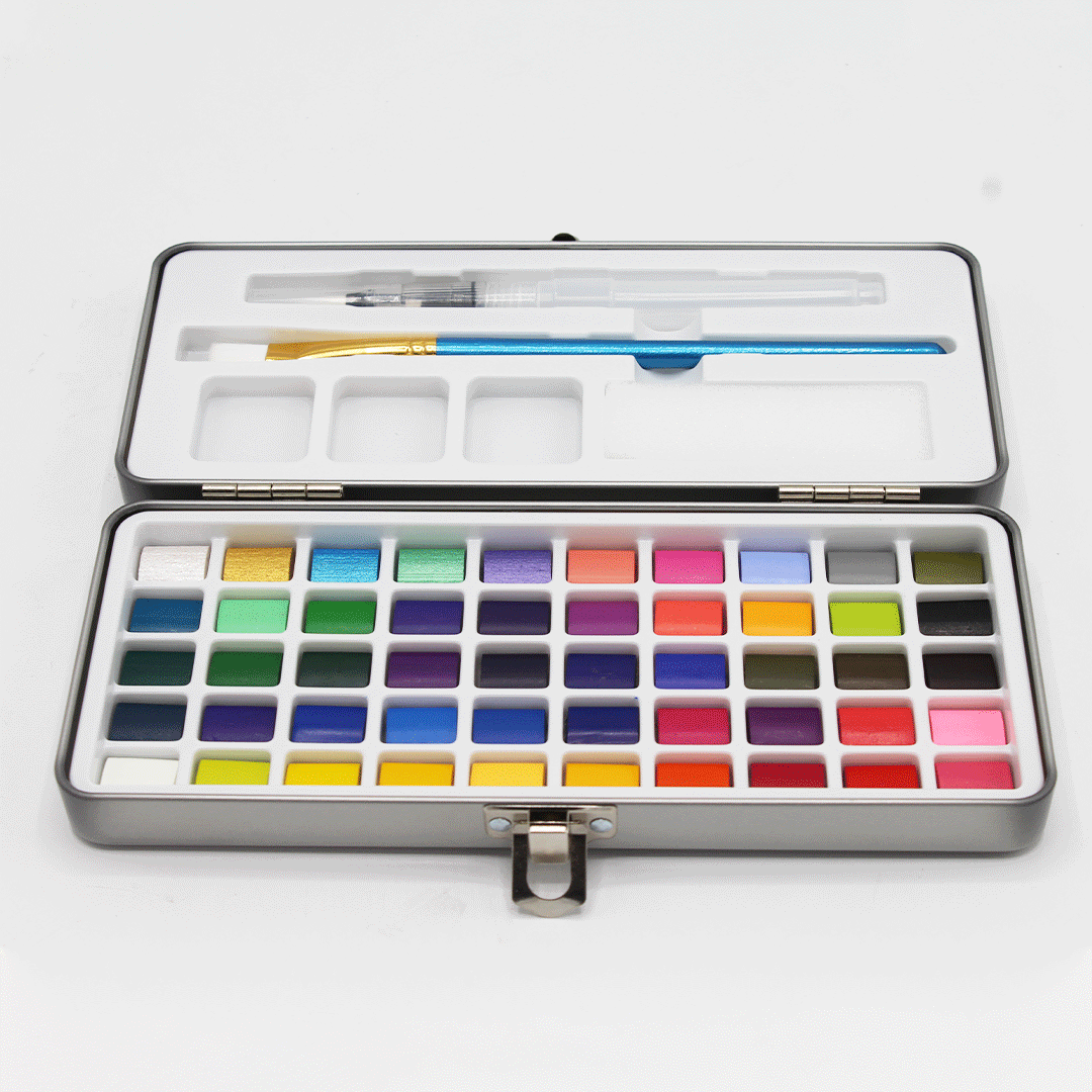 Keep Smiling Watercolor Set Of 50