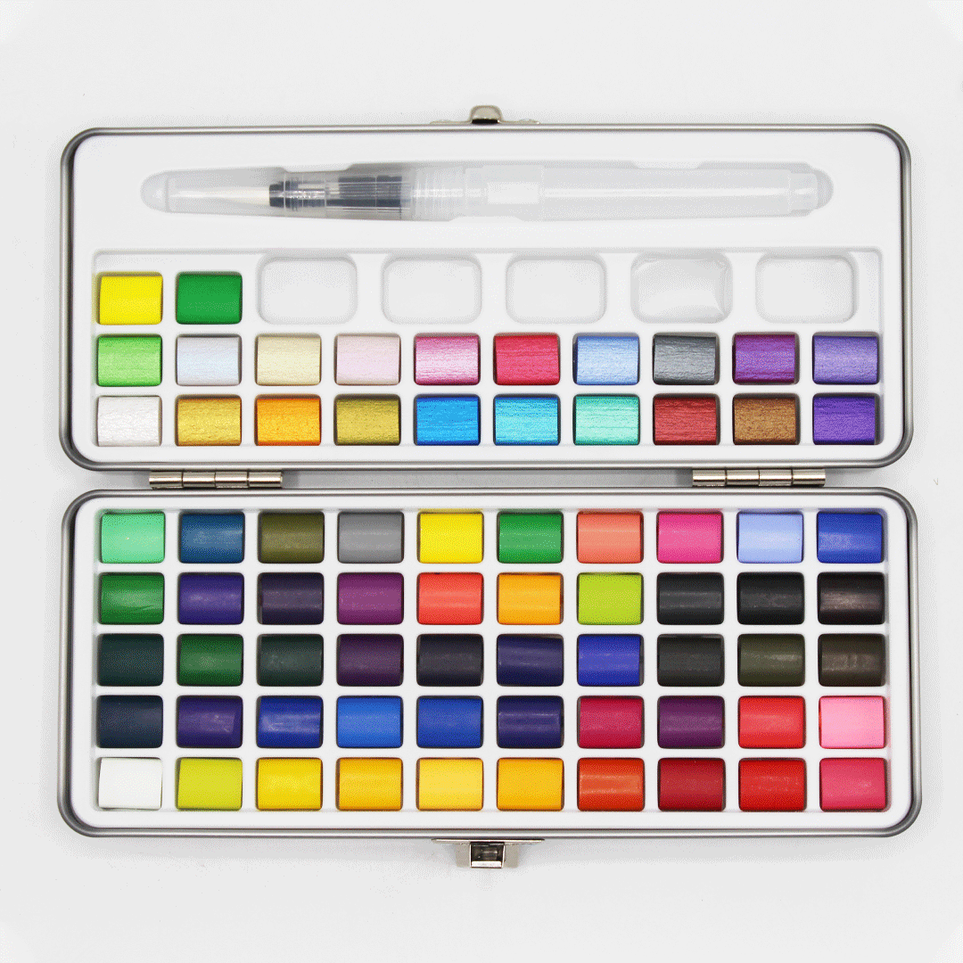 Keep Smiling Watercolor Set Of 72