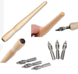 Keep Smiling Calligraphy Nib Set 7 Pcs - thestationerycompany.pk