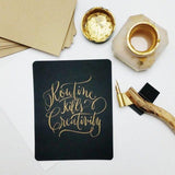 Zig Kuretake Brilliant Calligraphy Ink Gold Mica - thestationerycompany.pk