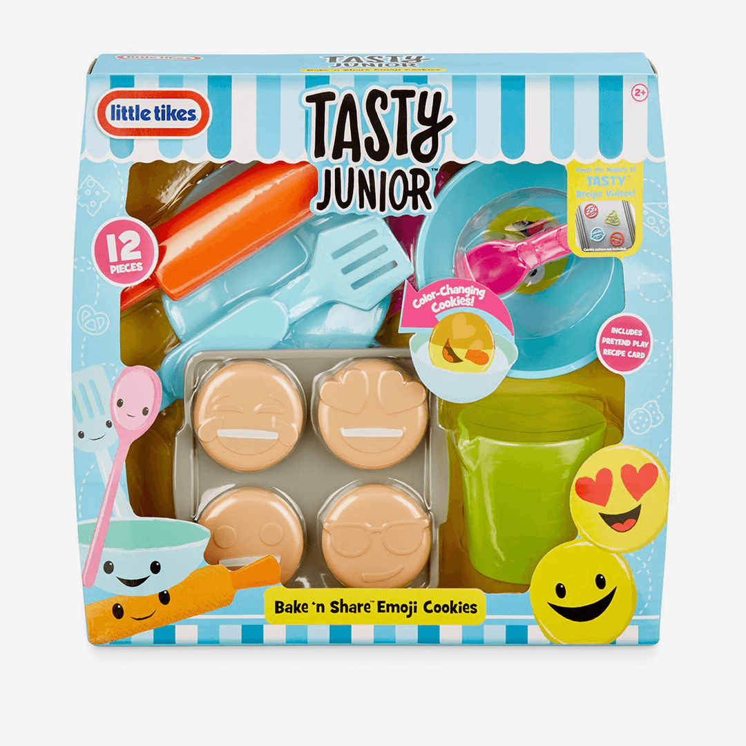 Little Tikes Tasty Jr. Bake 'N Share Emoji Cookies Play Activity Pack - thestationerycompany.pk