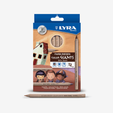 Lyra Giants Skin Tone Color Pencils Set of 12