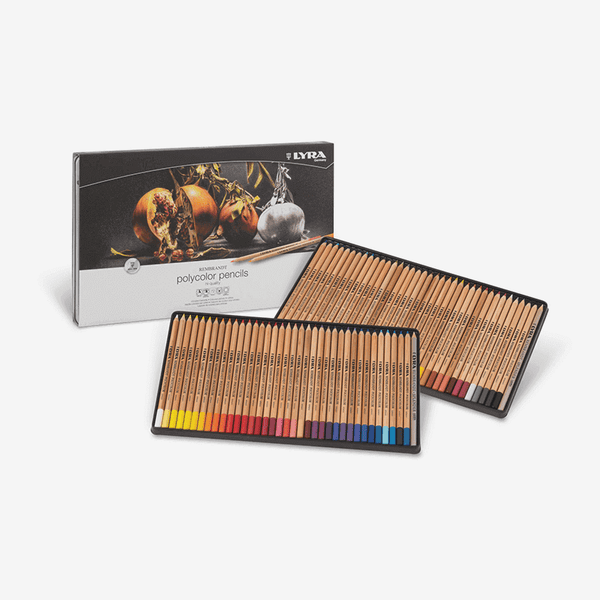 Lyra Rembrandt Polycolor Pastel Color Pencils In Metal Box