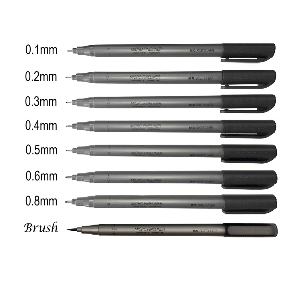M&G Sketcher Micro Fineliner Pen Single Piece