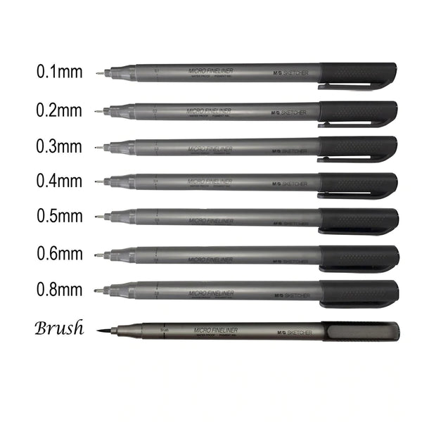 M&G Sketcher Micro Fineliner Pen Single Piece