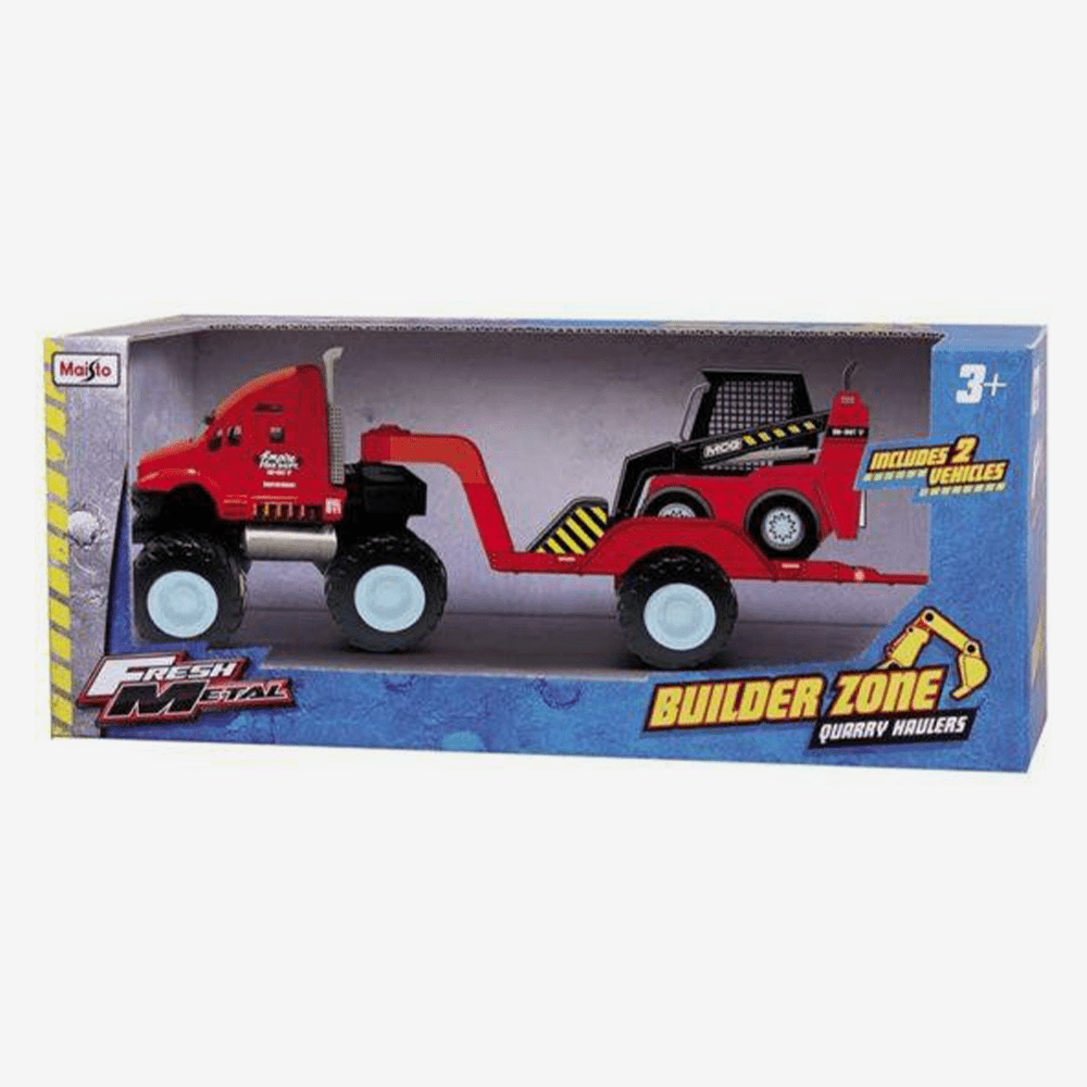 Maisto Builder Zone Quarry Haulers – Color & Style May Vary - thestationerycompany.pk