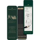 Faber Castell Pitt Graphite Matt Pencil Set of 6