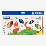 Milan Triangular PlastiPastel Box of 30