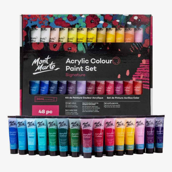 Mont Marte Acrylic Colour Paint 36 ml Set Of 48