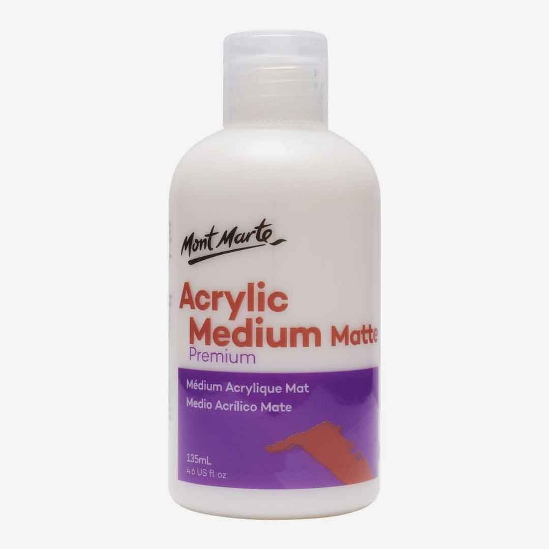 Mont Marte Acrylic Medium Premium Matte 135ml