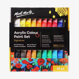 Mont Marte Signature Acrylic Colour Paint 36ml Set Of 18 Pcs