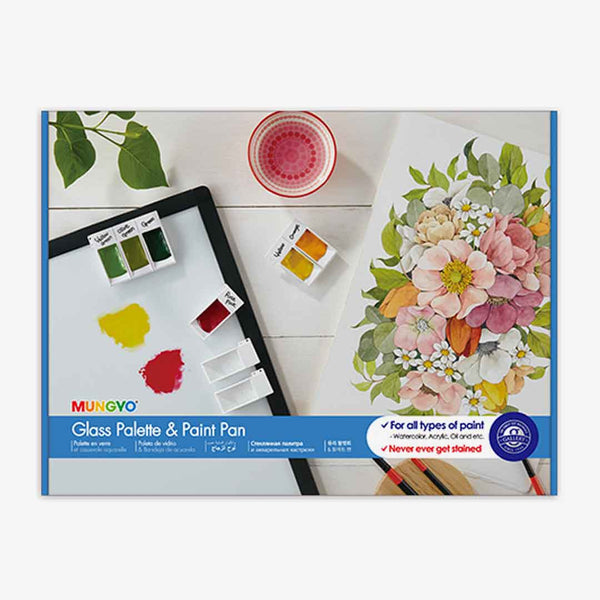 Mungyo Glass Palette And Paint Pan