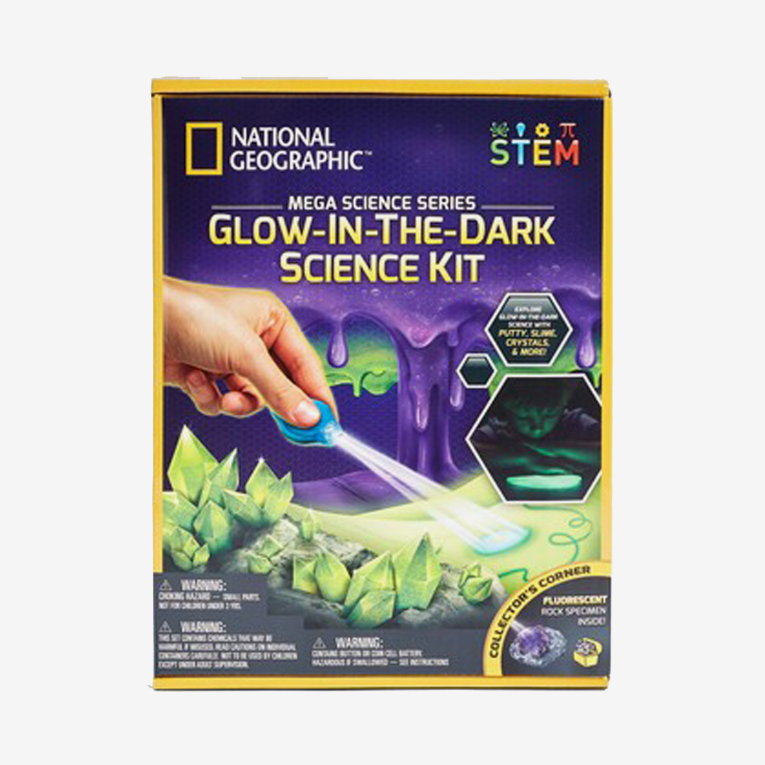 National Geographic GIow In The Dark Mega Science Kit