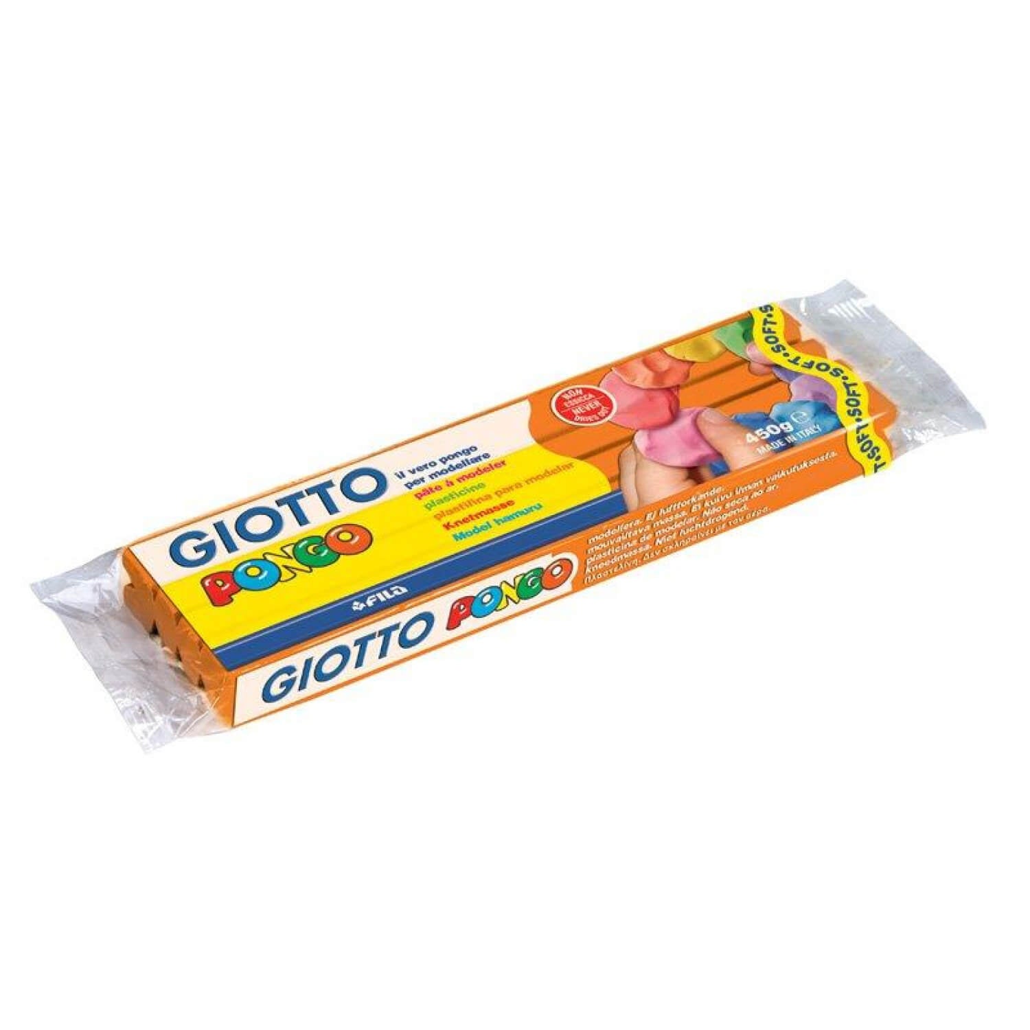 Giotto Non Dry-able Modelling Clay 16 Shades