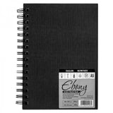 Daler Rowney Ebony Hardback Spiral Sketchbook - thestationerycompany.pk