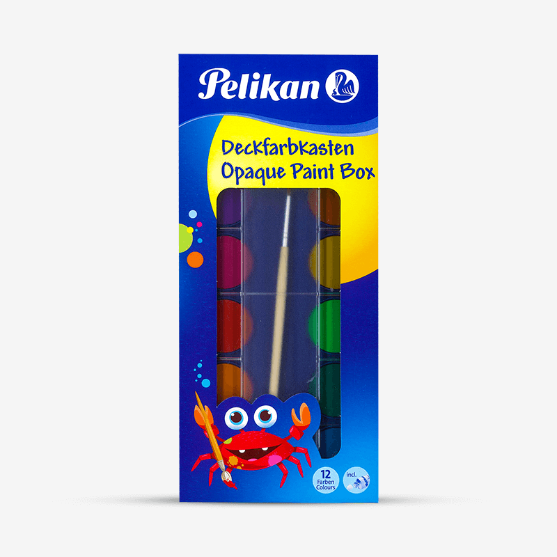 Pelikan Opaque Watercolor Paint Box of 12