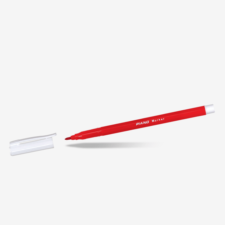 Piano Fiber Tip Color Marker Pack Of 10 - thestationerycompany.pk