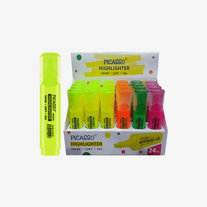 Picasso Highlighter Single Piece - thestationerycompany.pk