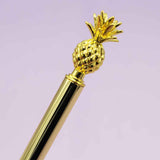 Pineapple Metal Golden Ball Pen