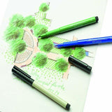 Faber Castell Pitt Artist Pen Brush Tip Marker - Wallet of 6 - thestationerycompany.pk