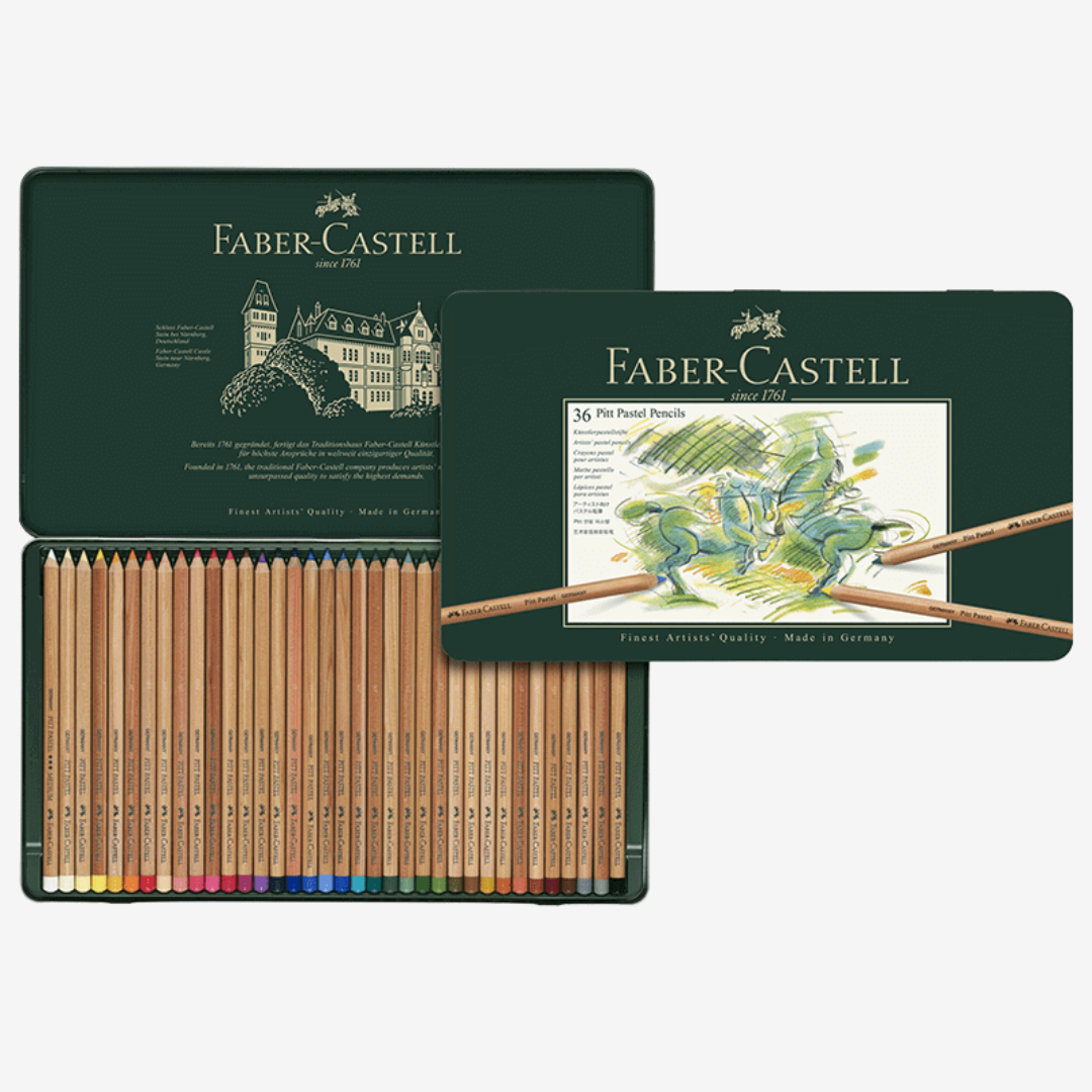 Faber Castell Pitt Pastel Pencils Tin of 36
