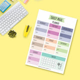 Daily Meal Fully Weekly Planner