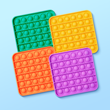Pop It Fidget Square Toy