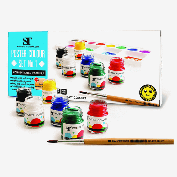ST Poster Colors Set Of 6 Pcs 30ml