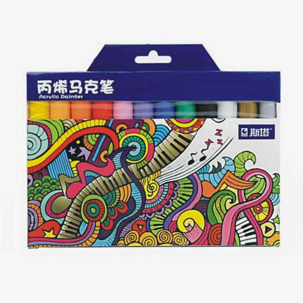STA Acrylic Paint Marker Pack Of 12