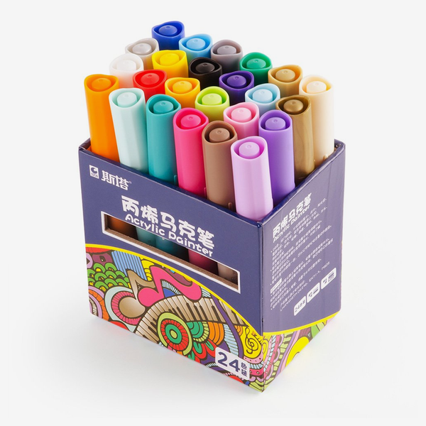 STA Acrylic Paint Marker Pen Pack Of 24
